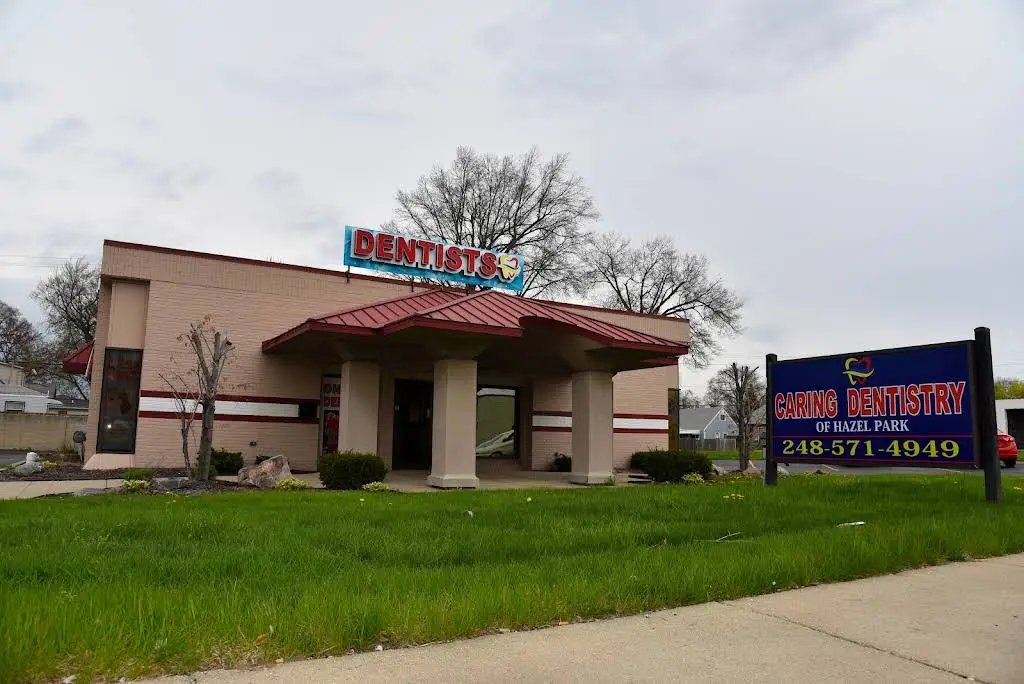 Caring Dentistry of Hazel Park - Professional dental clinic exterior with modern facilities