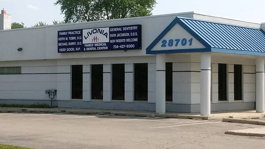 Livonia Family Medical & Dental Center - Professional dental clinic exterior with modern facilities