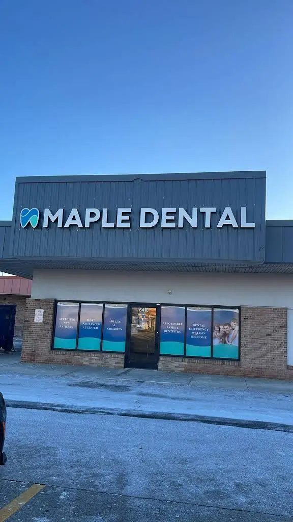Maple Dental - Professional dental clinic exterior with modern facilities