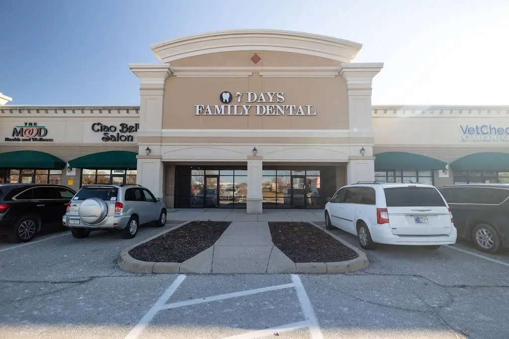 7 Days Family Dental - Fishers - Professional dental clinic exterior with modern facilities