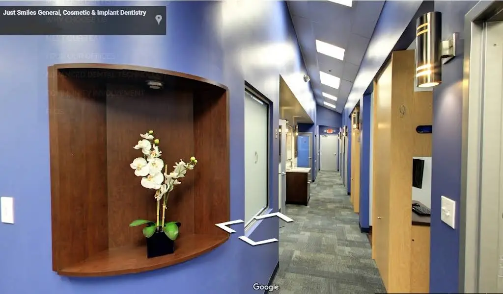 Just Smiles - Professional dental clinic exterior with modern facilities