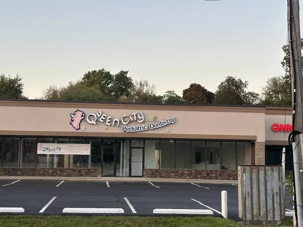 Queen City Pediatric Dentistry - Professional dental clinic exterior with modern facilities