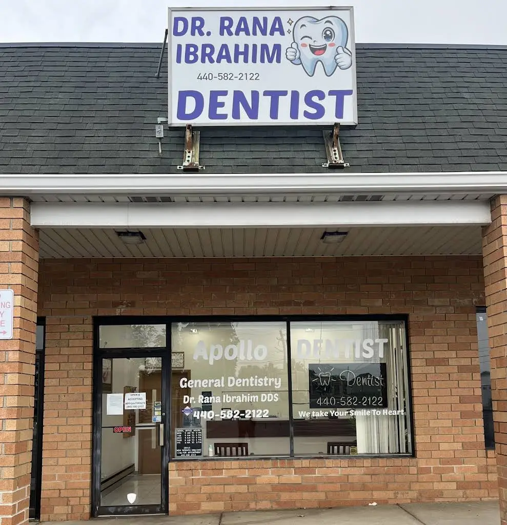 Apollo General Dentistry - Dr. Rana Ibrahim, D.D.S. - Professional dental clinic exterior with modern facilities