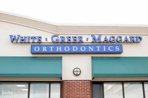 White, Greer & Maggard Orthodontics - Professional dental clinic exterior with modern facilities