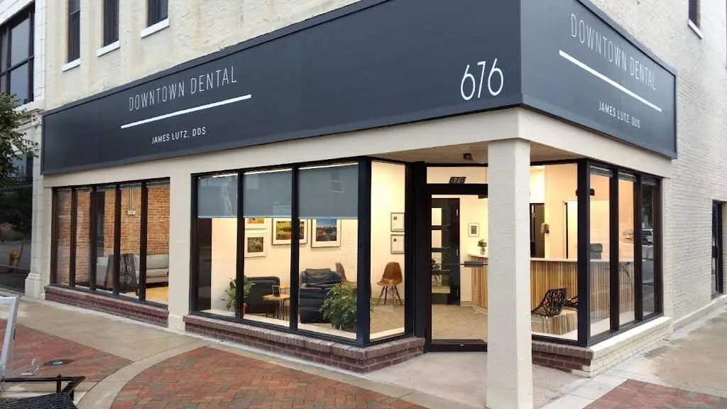 Downtown Dental - Professional dental clinic exterior with modern facilities