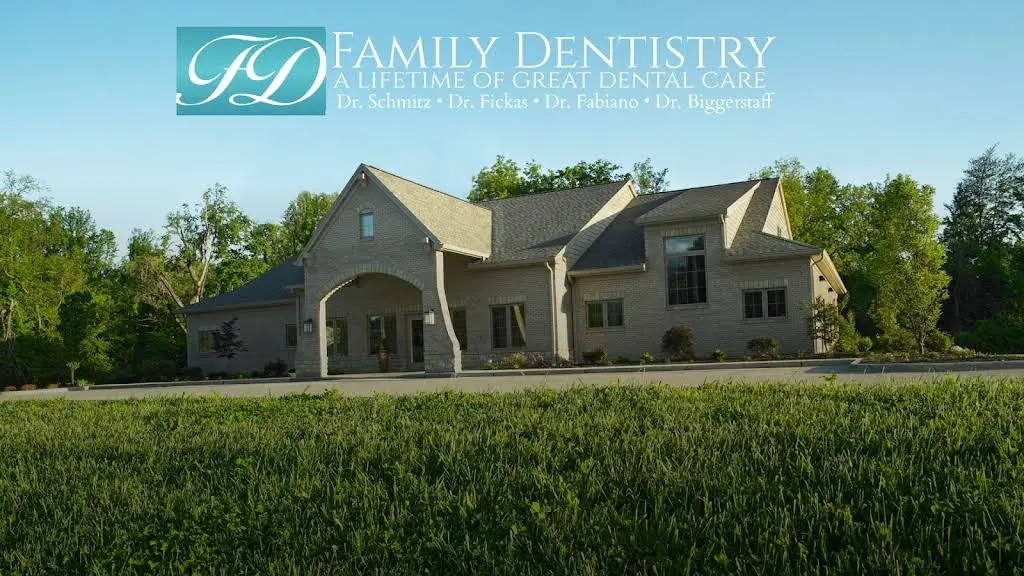 Family Dentistry - Dr. Schmitz, Dr. Fickas, Dr. Fabiano, and Dr. Biggerstaff - Professional dental clinic exterior with modern facilities
