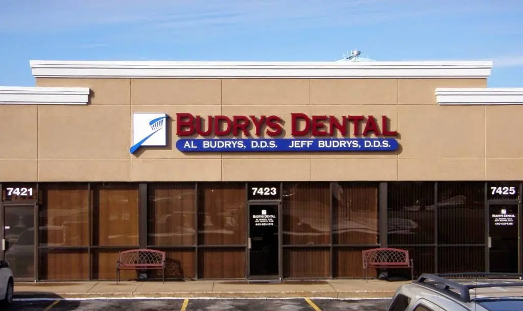 Budrys Dental - Professional dental clinic exterior with modern facilities