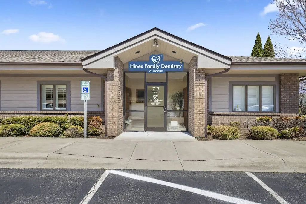 Hines Family Dentistry of Boone - Professional dental clinic exterior with modern facilities