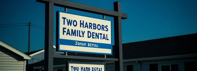 Two Harbors Family Dental - Professional dental clinic exterior with modern facilities