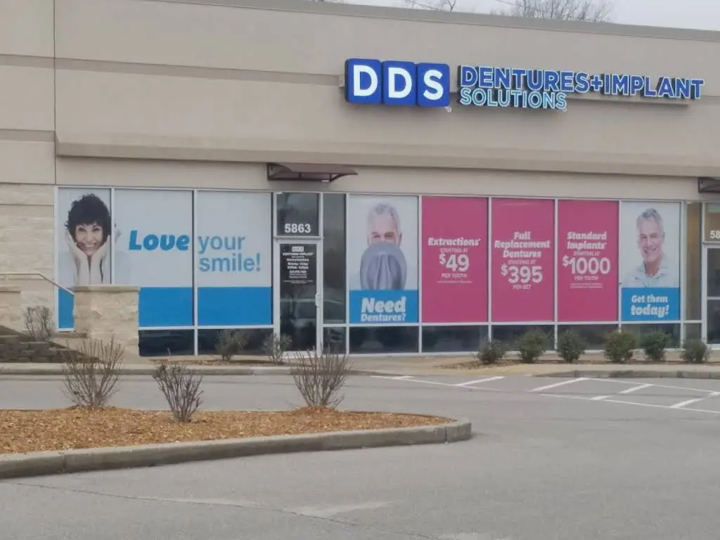 Affordable Dentures & Implants - Professional dental clinic exterior with modern facilities