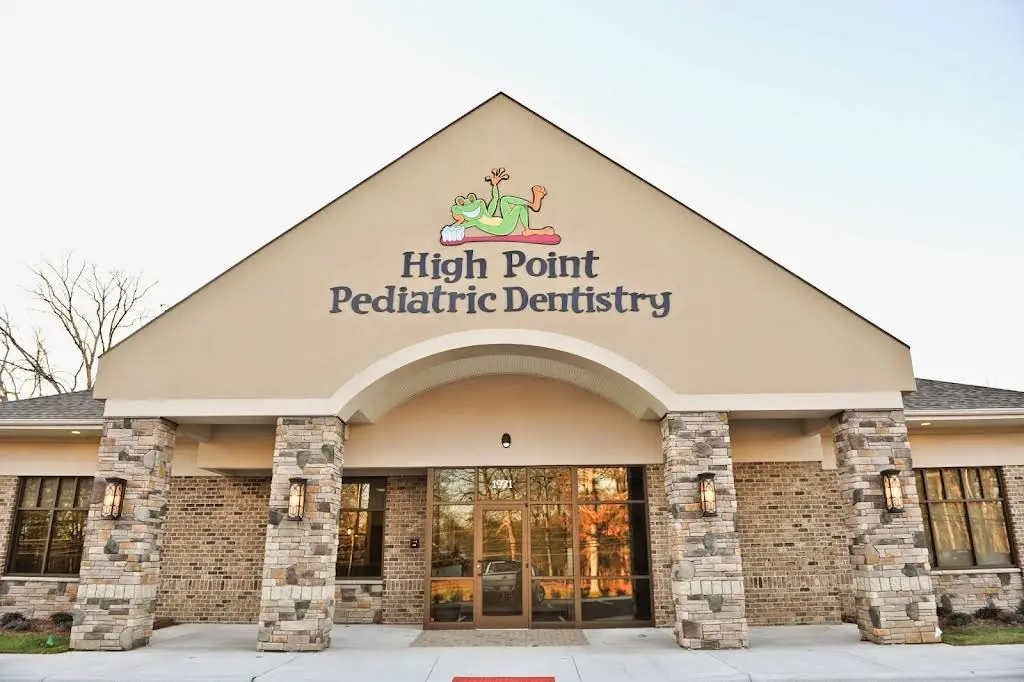 High Point Pediatric Dentistry - Professional dental clinic exterior with modern facilities