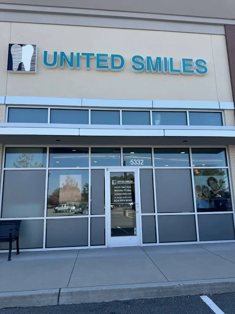 United Smiles - Professional dental clinic exterior with modern facilities