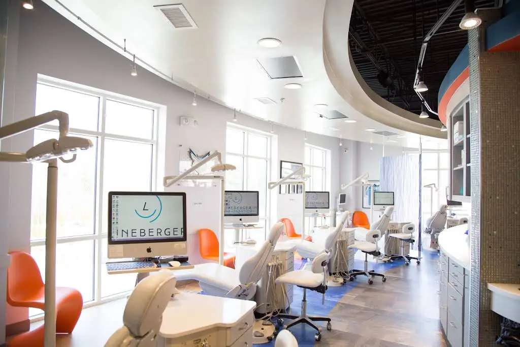 Lineberger Orthodontics - Professional dental clinic exterior with modern facilities