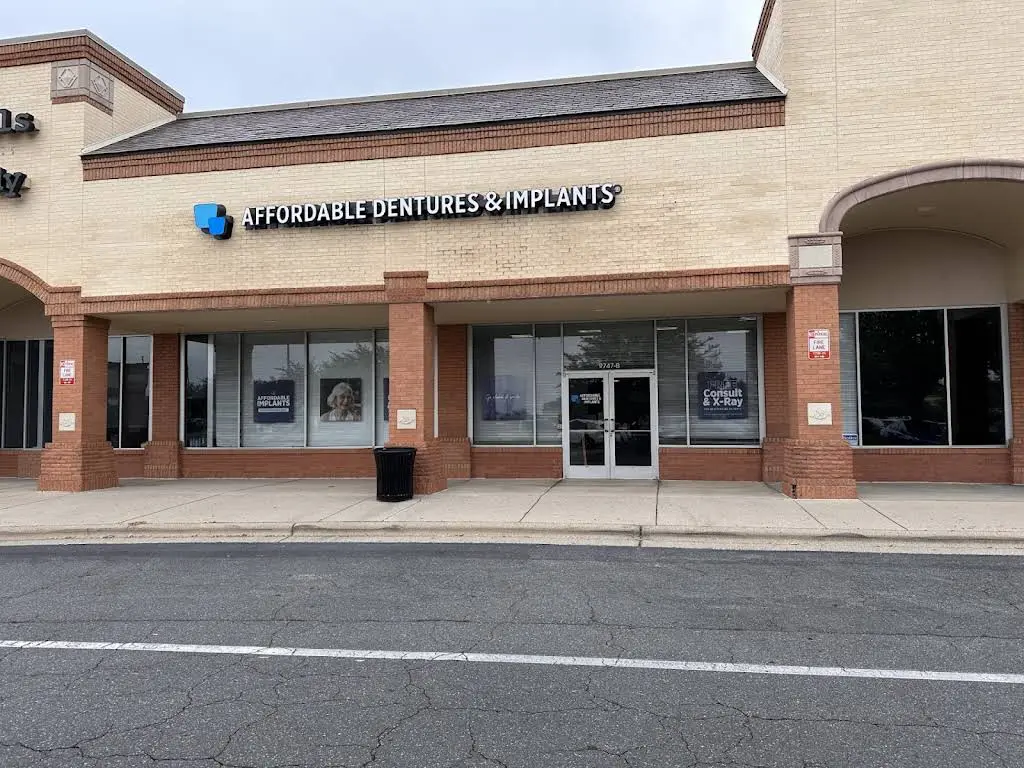 Affordable Dentures & Implants - Professional dental clinic exterior with modern facilities