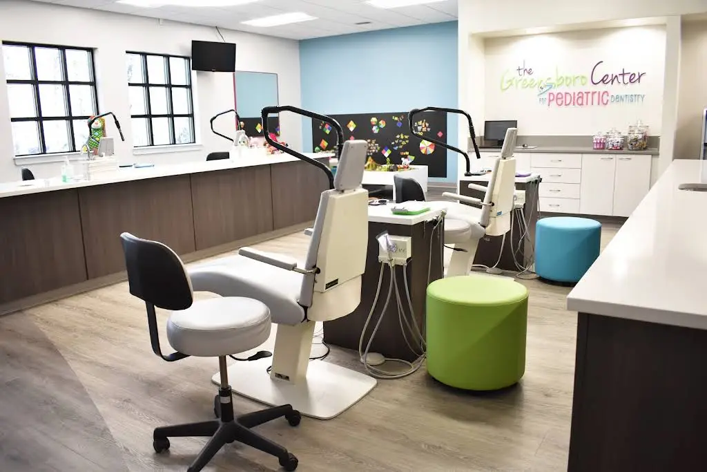 The Greensboro Center for Pediatric Dentistry - Professional dental clinic exterior with modern facilities
