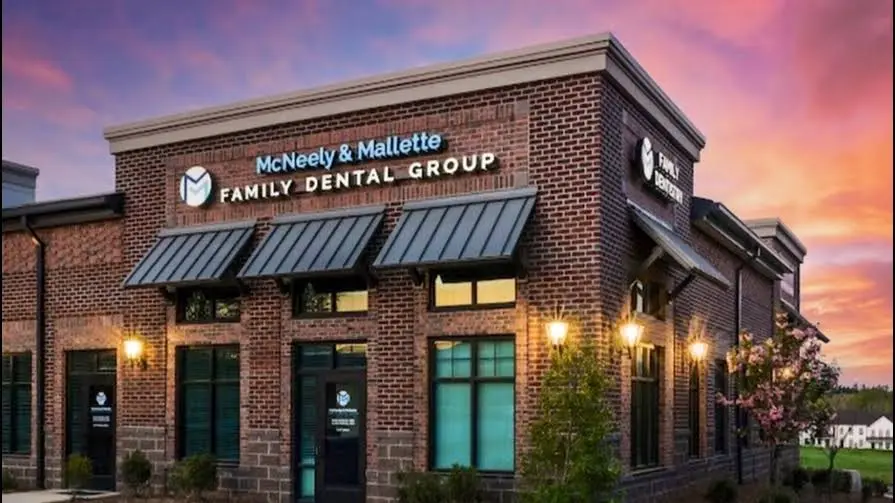 McNeely and Mallette Family Dental Group - Professional dental clinic exterior with modern facilities