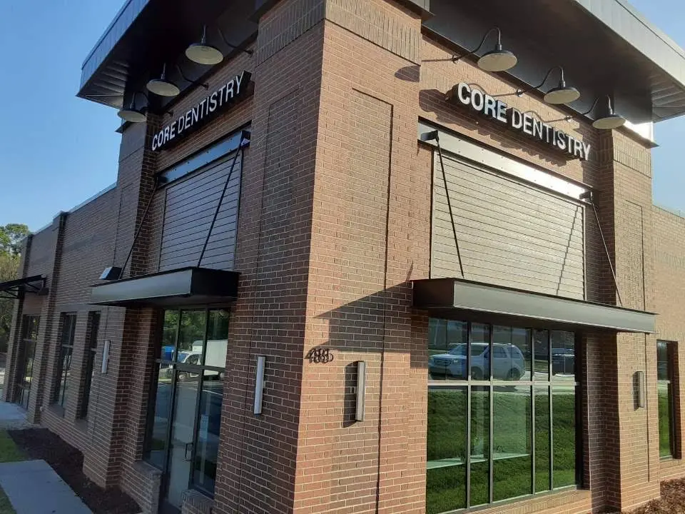 Core Dentistry - Professional dental clinic exterior with modern facilities