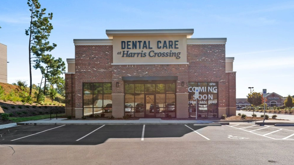 Dental Care at Harris Crossing - Professional dental clinic exterior with modern facilities