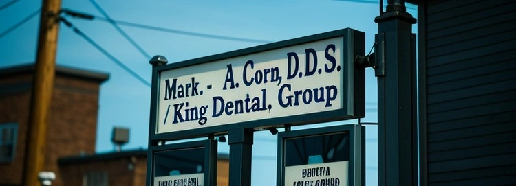 Mark A. Corn, D.D.S., P.C. / King Dental Group - Professional dental clinic exterior with modern facilities