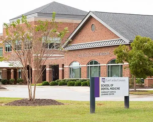 East Carolina University School of Dental Medicine - Ahoskie, NC - Professional dental clinic exterior with modern facilities