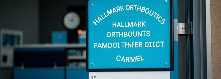 Hallmark Orthodontics Carmel - Professional dental clinic exterior with modern facilities