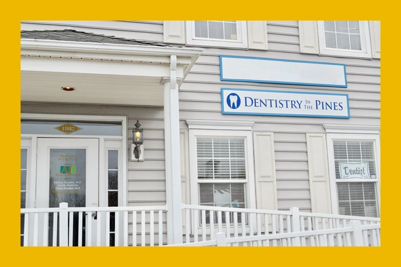 Dentistry In the Pines - Professional dental clinic exterior with modern facilities
