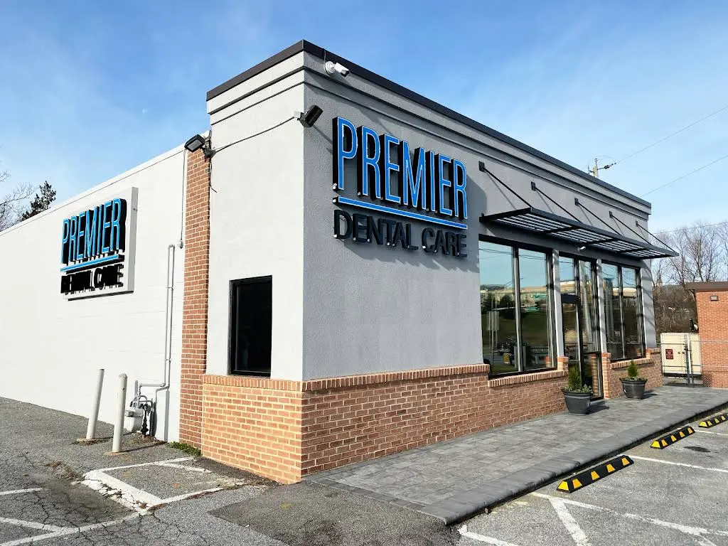 Premier Dental Care - Professional dental clinic exterior with modern facilities
