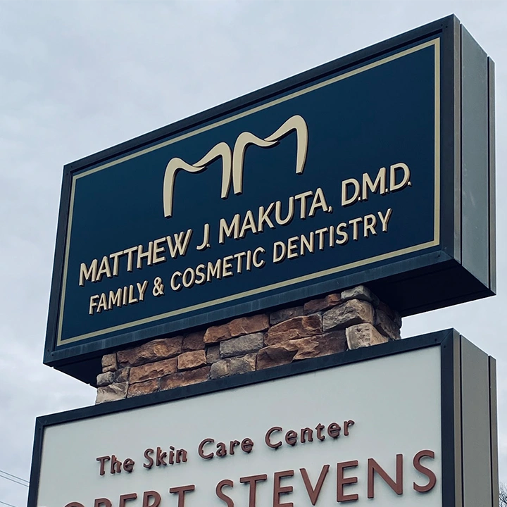 Matthew J. Makuta, D.M.D. Family & Cosmetic Dentistry - Professional dental clinic exterior with modern facilities
