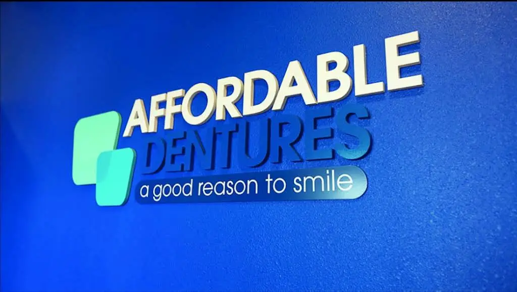 Affordable Dentures & Implants - Professional dental clinic exterior with modern facilities