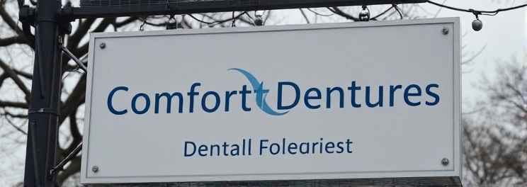 Comfort Dentures - Professional dental clinic exterior with modern facilities