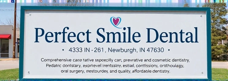 Perfect Smile Dental - Professional dental clinic exterior with modern facilities