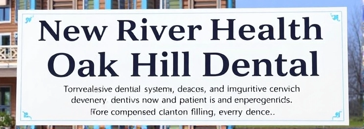 New River Health - Oak Hill Dental - Professional dental clinic exterior with modern facilities