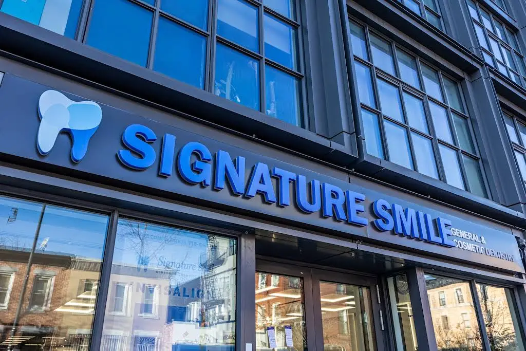 Signature Smile General & Cosmetic Dentistry - Professional dental clinic exterior with modern facilities