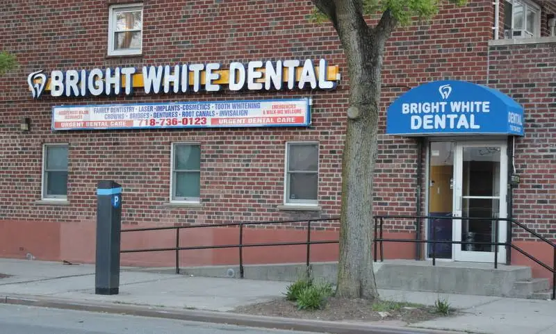 Bright White Dental of Brooklyn - Professional dental clinic exterior with modern facilities
