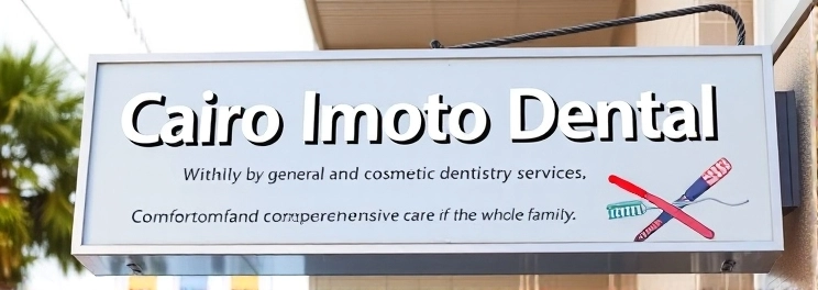 Cairo Imoto Dental - Professional dental clinic exterior with modern facilities