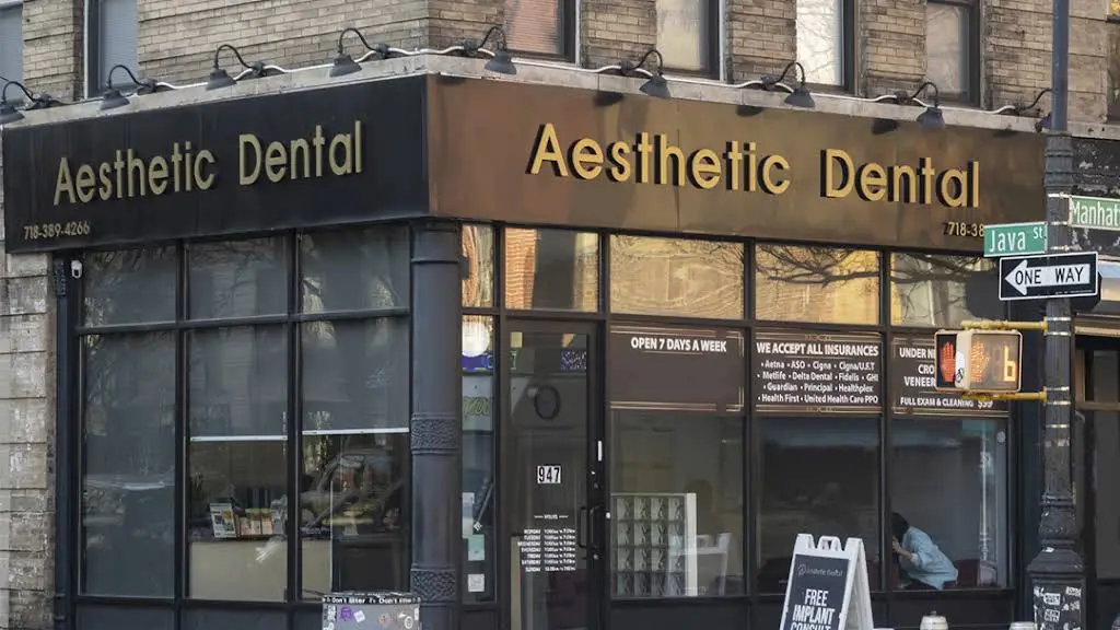 Aesthetic Dental Greenpoint Brooklyn - Professional dental clinic exterior with modern facilities