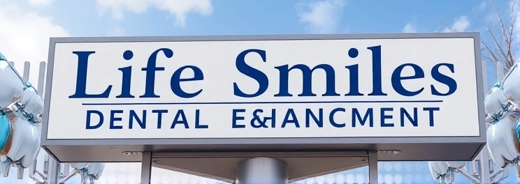 Life Smiles Dental Enhancement - Professional dental clinic exterior with modern facilities