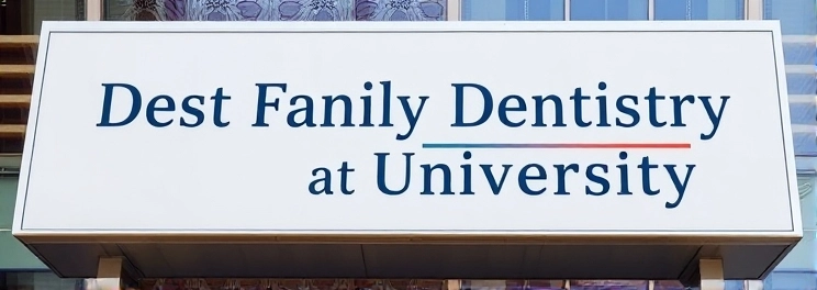 Dest Family Dentistry at University - Professional dental clinic exterior with modern facilities