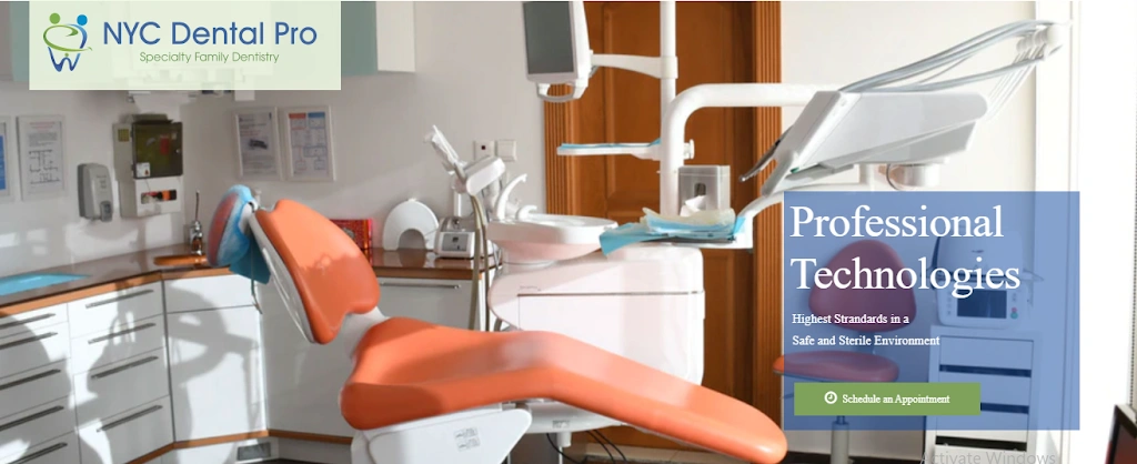NYC Dental Pro - Professional dental clinic exterior with modern facilities