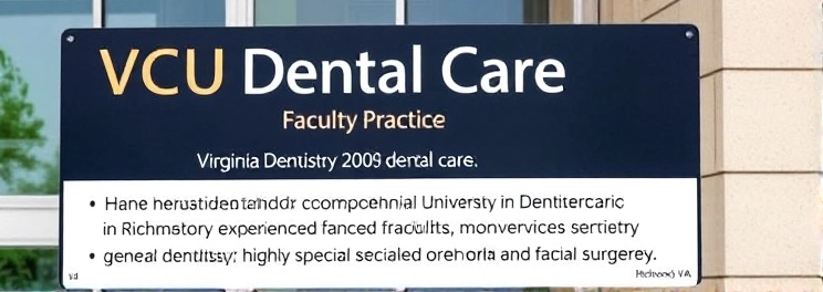 VCU Dental Care Faculty Practice - Professional dental clinic exterior with modern facilities