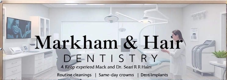 Markham & Hair - Professional dental clinic exterior with modern facilities