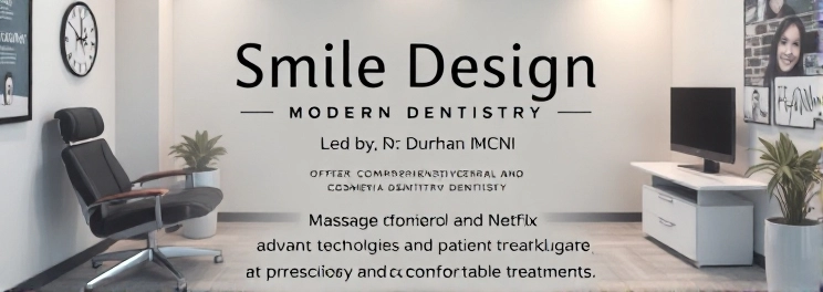Smile Design - Modern Dentistry - Professional dental clinic exterior with modern facilities