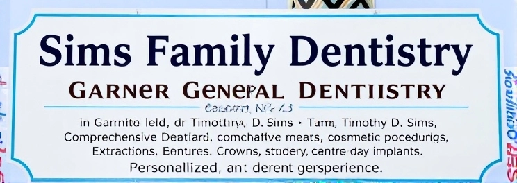 Sims Family Dentistry / Garner General Dentistry - Professional dental clinic exterior with modern facilities