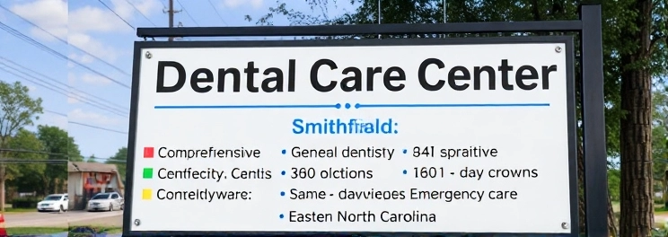 The Dental Care Center - Smithfield - Professional dental clinic exterior with modern facilities