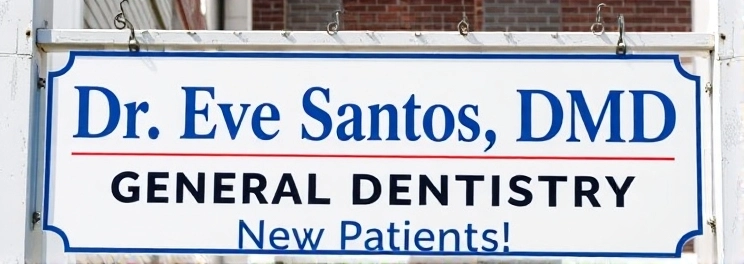 Dr. Eve Santos, DMD - Professional dental clinic exterior with modern facilities