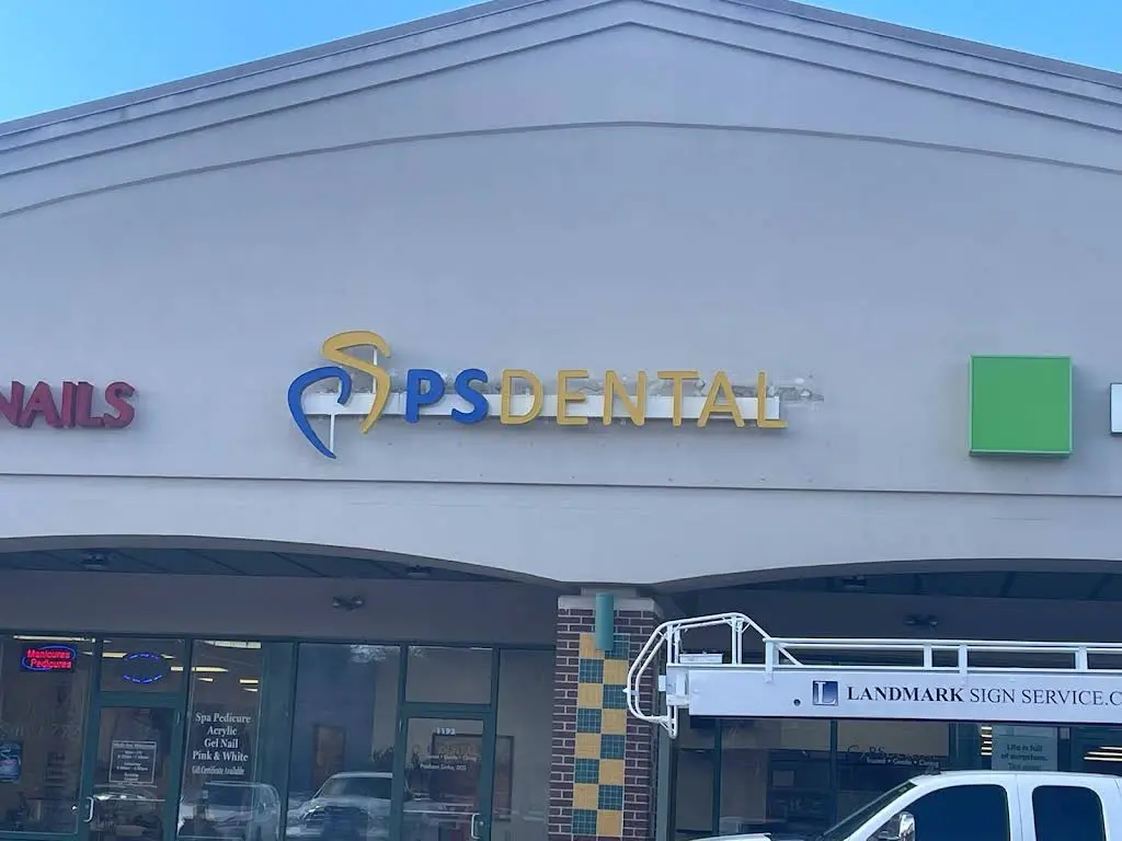 PS Dental - Professional dental clinic exterior with modern facilities