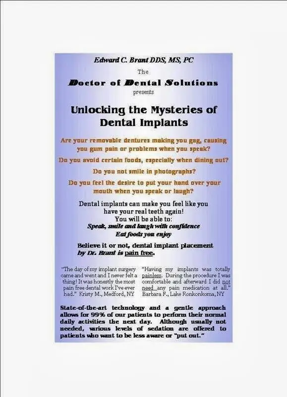 Edward Brant DDS PC Periodontist