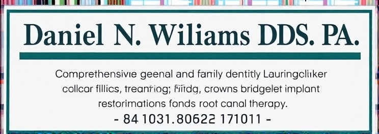 Daniel N. Williams DDS PA - Professional dental clinic exterior with modern facilities