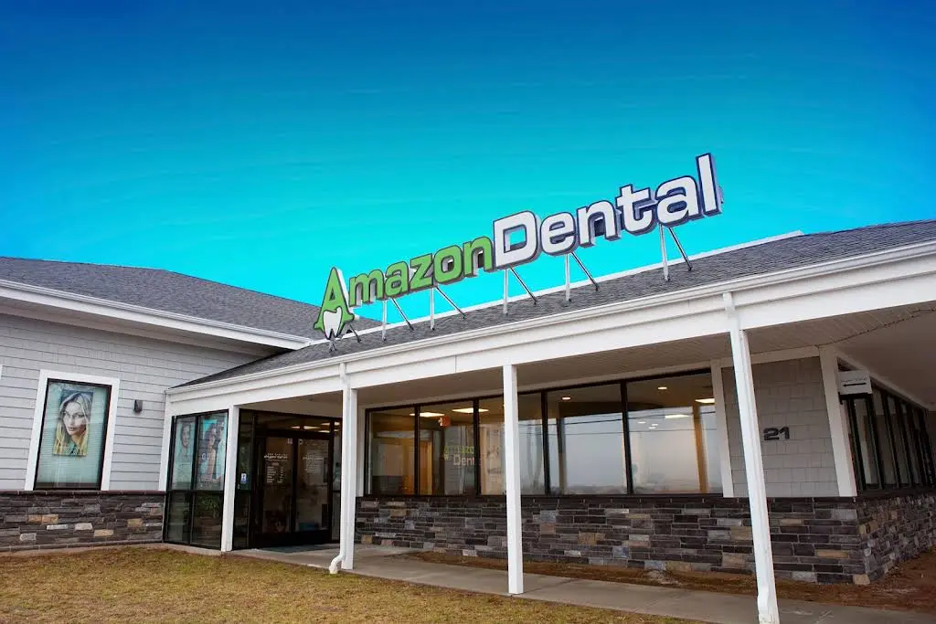 Amazon Dental - Professional dental clinic exterior with modern facilities