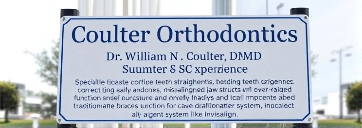 Coulter Orthodontics - Professional dental clinic exterior with modern facilities